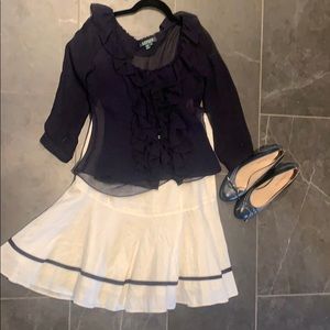 Ralph Lauren Blouse, Skirt & Madeline Shoes.
